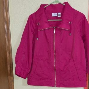 Chico's Fuchsia Zip-Up Jacket